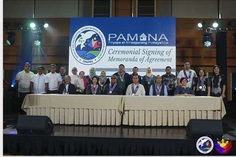 pamana opapru|Opapru, LGUs ink agreement to champion peace through the implemen.